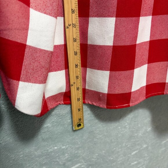 Dixxon Flannel Shirt The Otto Mens 2XL Red Plaid Long Sleeve Button Down - Picture 8 of 10